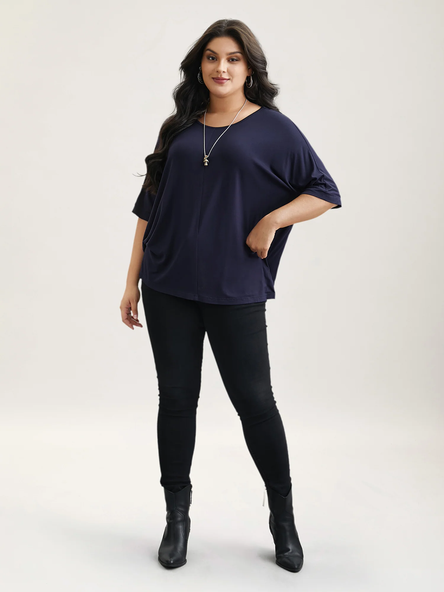 Supersoft Round Neck Plain T-Shirt - Image 8