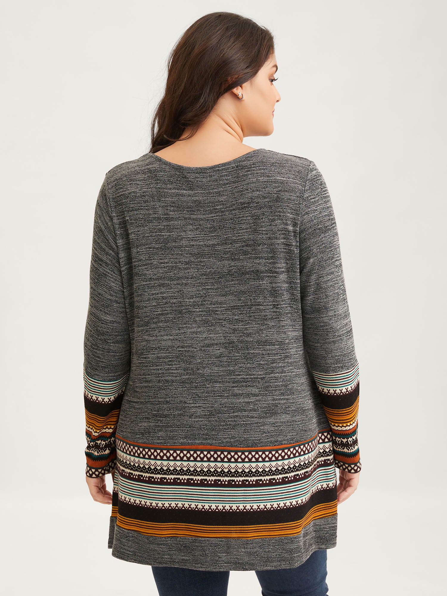 Tunic Boho Print Pocket T-shirt - Image 8